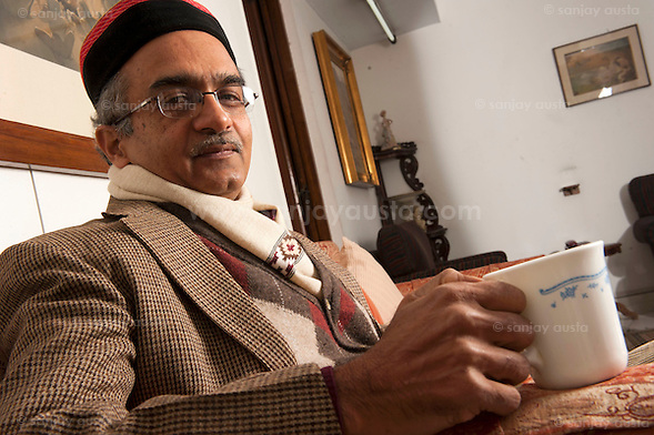 Supreme Court Lawyer Prashant Bhushan at his home in Delhi